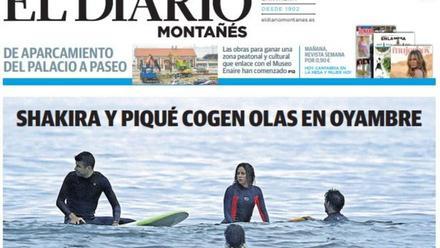 Piqué y Shakira, surf en Cantabria con altercado final