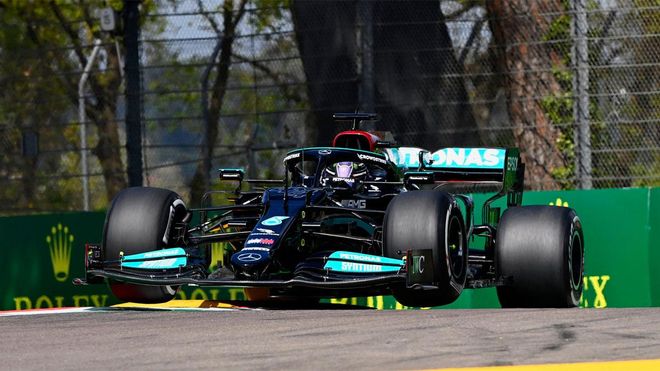 Lewis Hamilton, autor de la pole en Imola Lewis Hamilton, autor de la pole en Imola