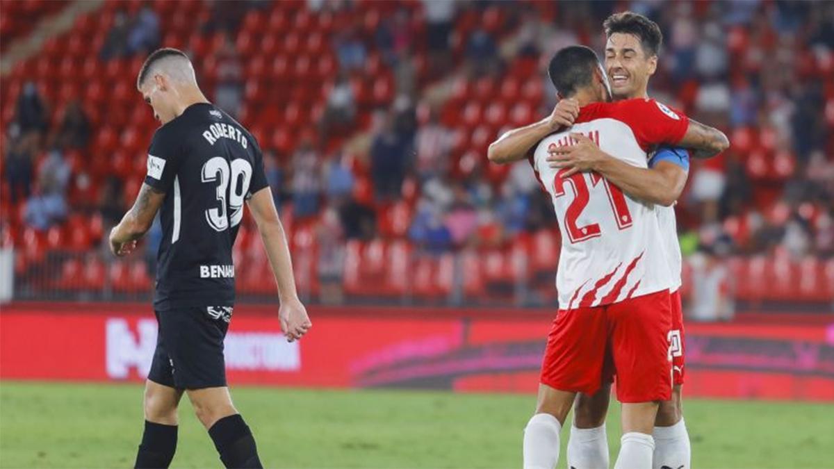 El resumen de la victoria del Almería ante el Málaga