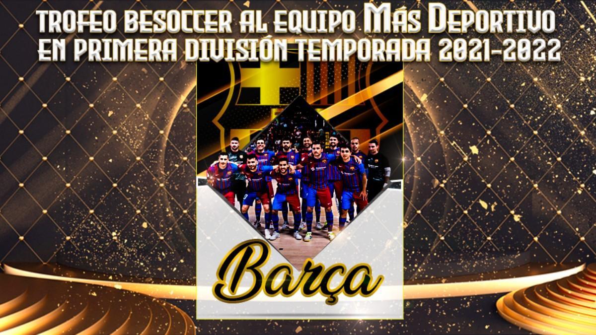 El Barça, equipo más deportivo de la última temporada