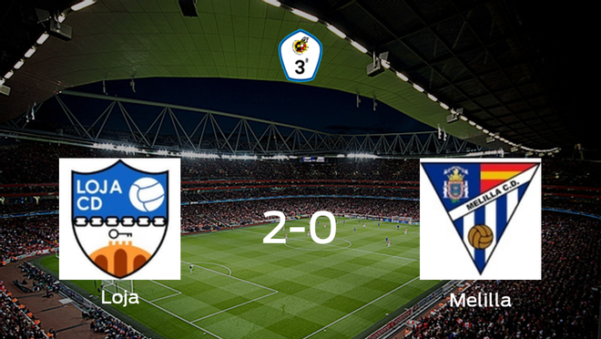 Tres puntos para el equipo local: Loja 2-0 Melilla CD Tres puntos para el equipo local: Loja 2-0 Melilla CD
