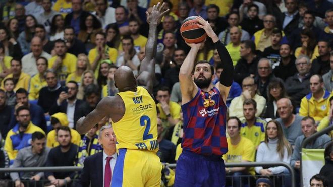 Nikola Mirotic lideró la tardía reacción azulgrana Nikola Mirotic lideró la tardía reacción azulgrana