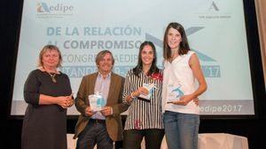Pichu Torcida, María Pardo y Ruth Beitia, premiados por la Fundación Adecco Pichu Torcida, María Pardo y Ruth Beitia, premiados por la Fundación Adecco