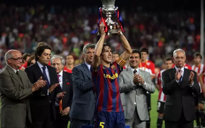 La Supercopa de España fue el primer trofeo de la temporada 2008/10, superando nuevamente al Athletic