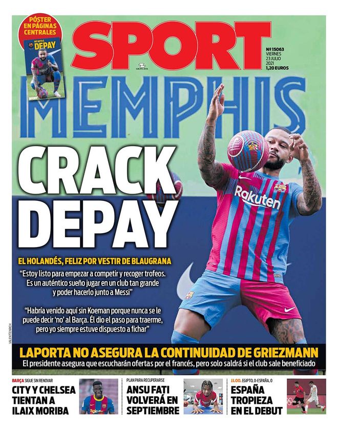 Esta es nuestra portada de hoy Esta es nuestra portada de hoy