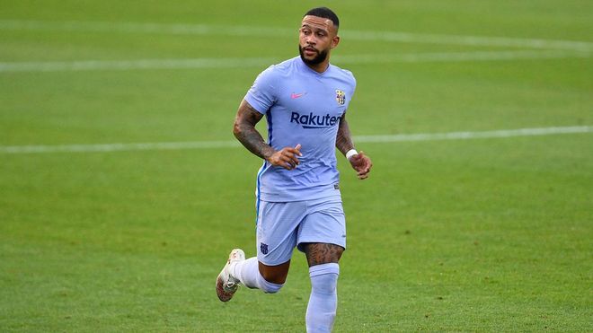 Memphis exhibió un físico imponente ante el Girona Memphis exhibió un físico imponente ante el Girona