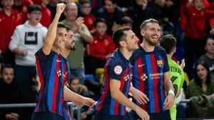 El Barça regresa al Palau tras su exhibición ante el Cartagena