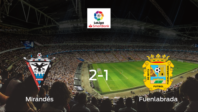 El CD Mirandés consigue la victoria en casa frente al CF Fuenlabrada (2-1) El CD Mirandés consigue la victoria en casa frente al CF Fuenlabrada (2-1)