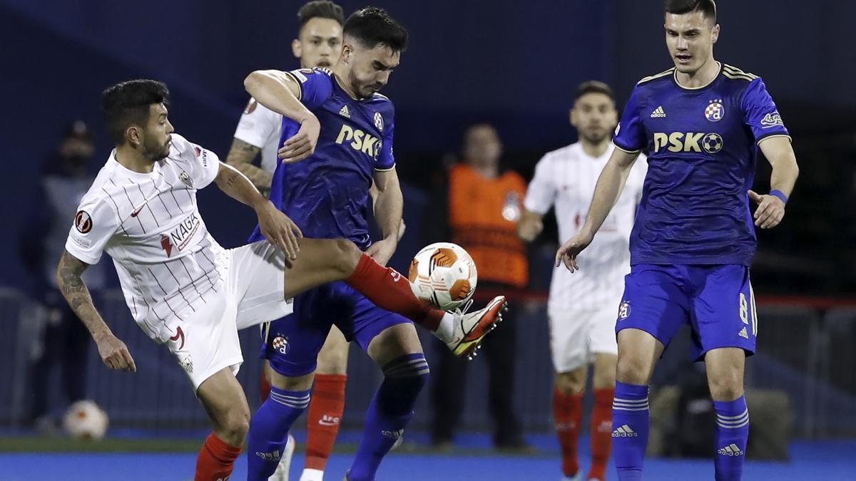 Resumen, goles y highlights del FC Dinamo Zagreb 1 - 0 Sevilla del play off de la Europa League