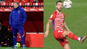 Soldado y Koeman se las tuvieron en Los Cármenes Soldado y Koeman se las tuvieron en Los Cármenes