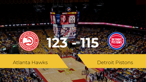 Victoria de Atlanta Hawks ante Detroit Pistons por 123-115 Victoria de Atlanta Hawks ante Detroit Pistons por 123-115