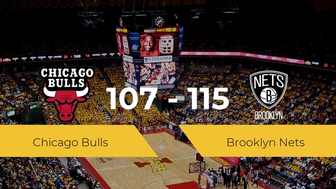 Brooklyn Nets derrota a Chicago Bulls por 107-115 Brooklyn Nets derrota a Chicago Bulls por 107-115