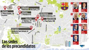 Las sedes de los precandidatos Las sedes de los precandidatos