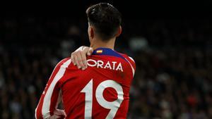 La curiosa celebración de Morata ante el Madrid
