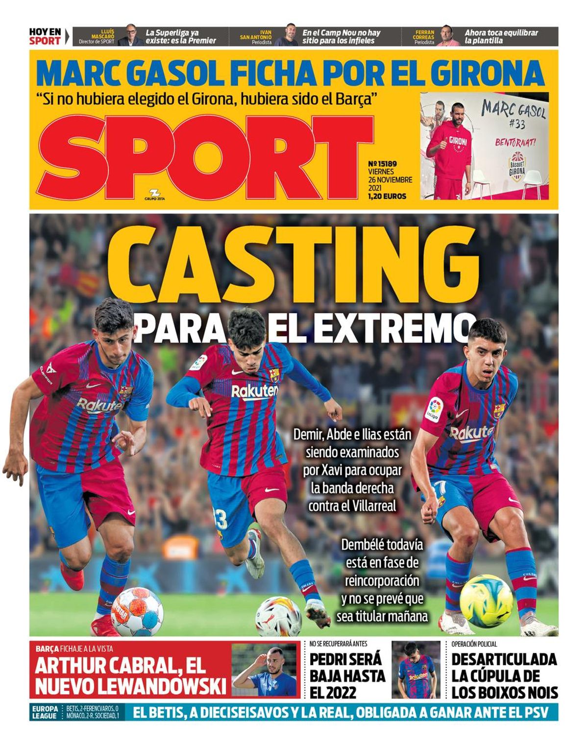 Casting para el extremo Casting para el extremo