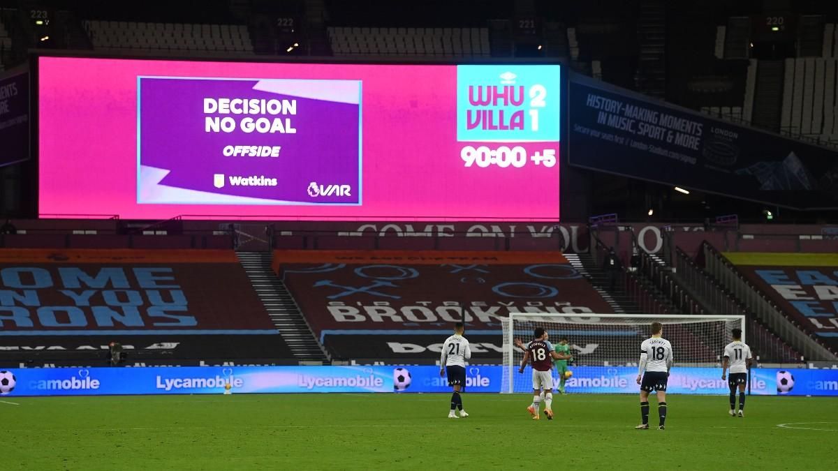 Un gol en la Premier League, anulado por fuera de juego Un gol en la Premier League, anulado por fuera de juego