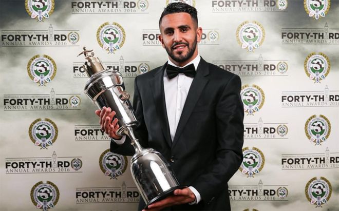 Mahrez, mejor jugador de la Premier Mahrez, mejor jugador de la Premier
