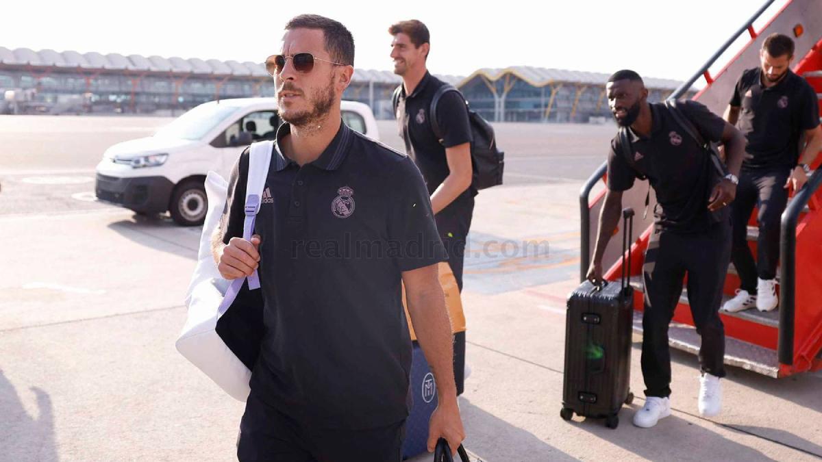 El Real Madrid aterrizó en Barajas después de completar una gira de doce días por Estados Unidos