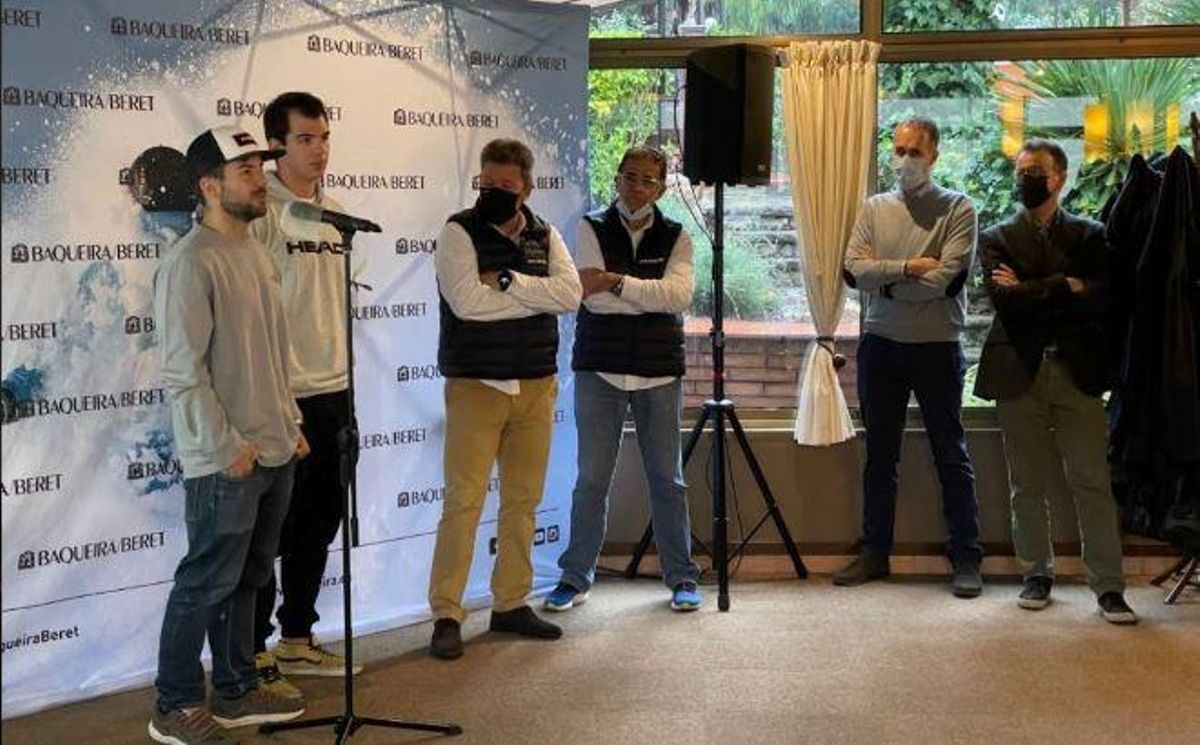 Baqueira Beret presenta temporada acompañado de los esquiadores Aymar Navarro y Abel Moga Baqueira Beret presenta temporada acompañado de los esquiadores Aymar Navarro y Abel Moga