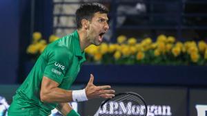 Novak Djokovic pudo jugar el ATP 500 de Dubai | AFP