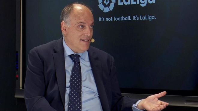 Tebas, en un acto de LaLiga Tebas, en un acto de LaLiga