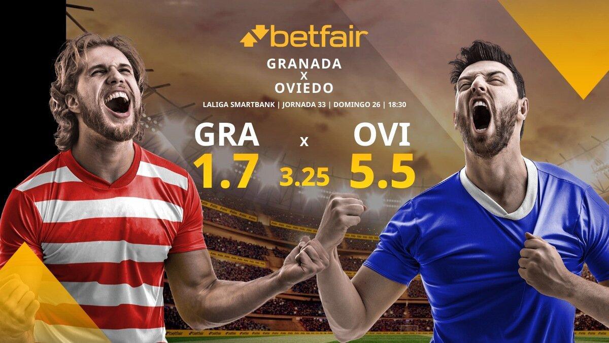 Granada CF vs. Real Oviedo: alineaciones, horario, TV, estadísticas y pronósticos