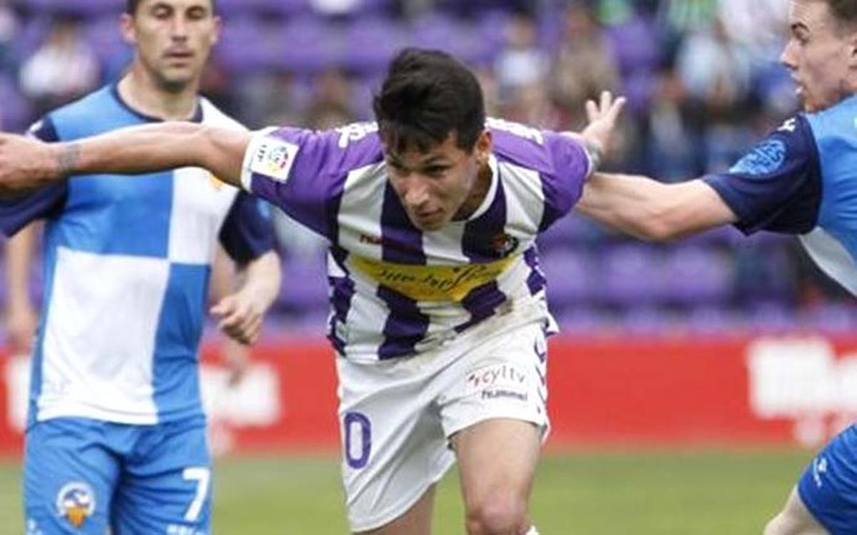 Pérez jugó cedido en el Valladolid la temporada pasada