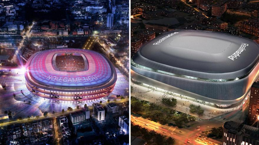 Las Diferencias Entre El Nuevo Camp Nou Y El Nuevo Santiago Bernabéu