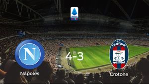 El Nápoles gana 4-3 al Crotone y se lleva los tres puntos El Nápoles gana 4-3 al Crotone y se lleva los tres puntos