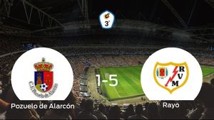 Goleada del Rayo B en el estadio del Pozuelo de Alarcón (1-5) Goleada del Rayo B en el estadio del Pozuelo de Alarcón (1-5)