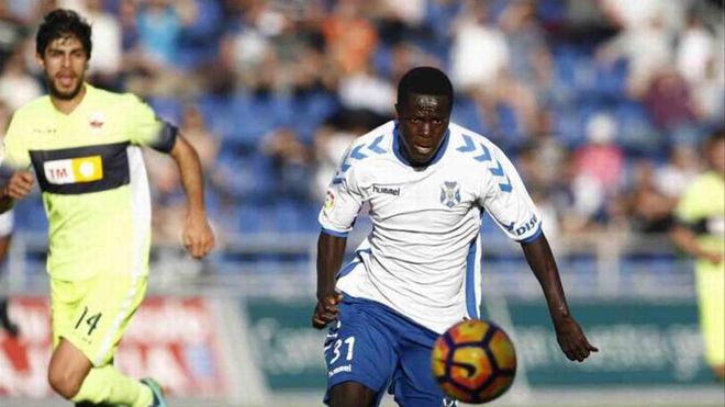 Amath Ndiaye, es un joven delantero con gol que ha revolucionado Tenerife Amath Ndiaye, es un joven delantero con gol que ha revolucionado Tenerife
