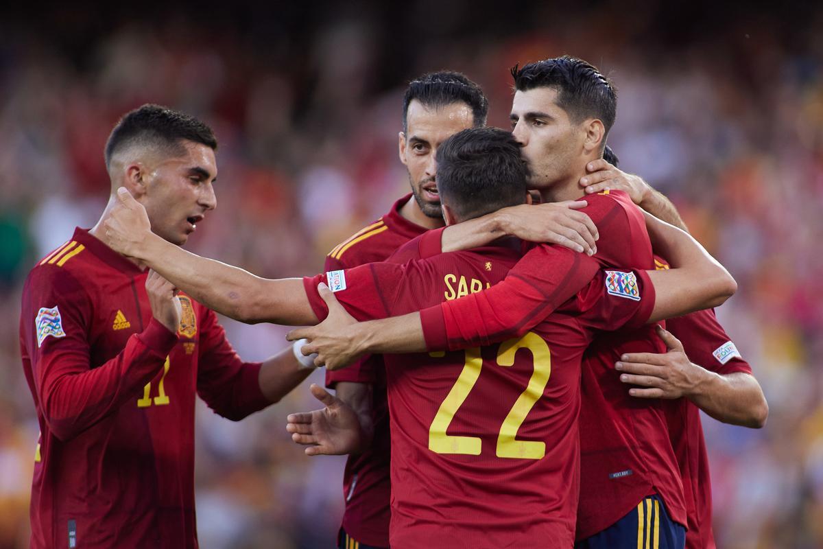El once titular de España ante Alemania