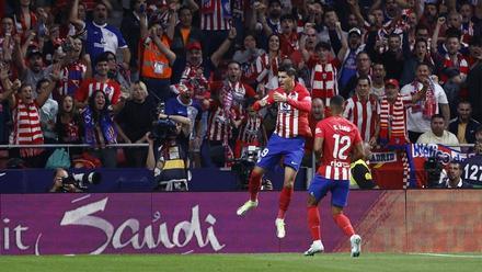 Morata celebra a lo grande su primer gol al Real Madrid