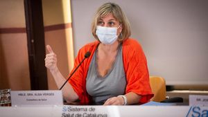 Alba Vergés, consellera de Sanitat de la Generalitat de Catalunya Alba Vergés, consellera de Sanitat de la Generalitat de Catalunya