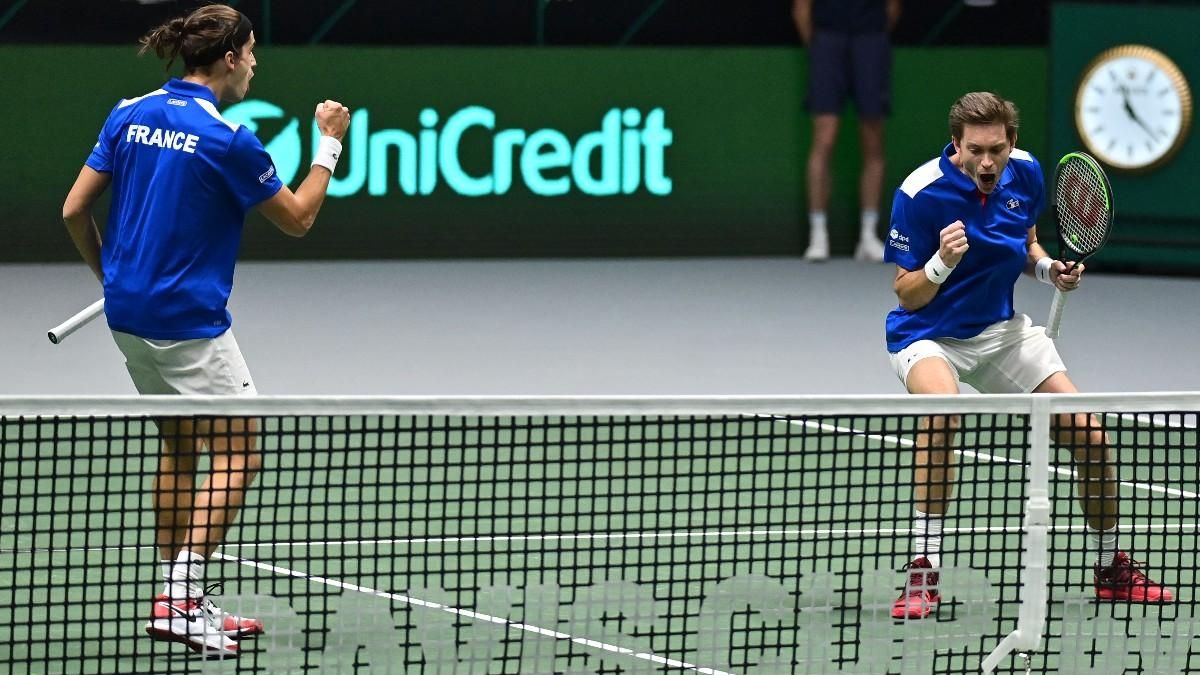 Francia selló su primer punto con la victoria en el dobles Francia selló su primer punto con la victoria en el dobles
