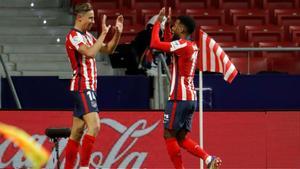 Marcos Llorente y Lemar dan la victoria al Atlético de Madrid