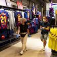 Una imagen de una tienda del FC Barcelona