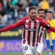 Muniain celebra un gol ante el Cádiz