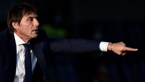 Imagen de Antonio Conte durante un partido Imagen de Antonio Conte durante un partido