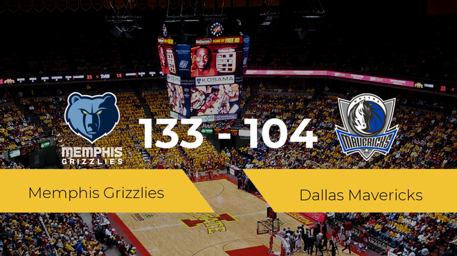 Memphis Grizzlies consigue la victoria frente a Dallas Mavericks por 133-104 Memphis Grizzlies consigue la victoria frente a Dallas Mavericks por 133-104