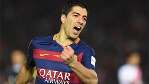 Luis Suárez marcó cinco goles en el Mundial de Clubes 2015 Luis Suárez marcó cinco goles en el Mundial de Clubes 2015
