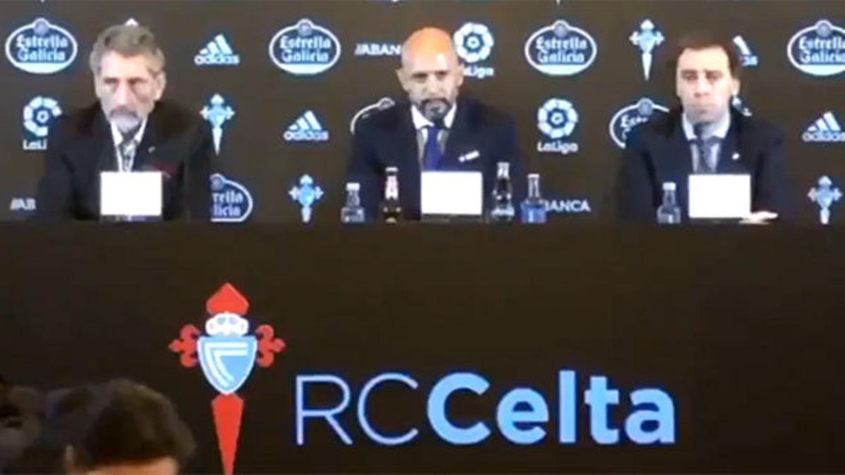 Cardoso se lía en su presentación con el Celta: Empiezo una nueva etapa en el Real Club Deportivo...