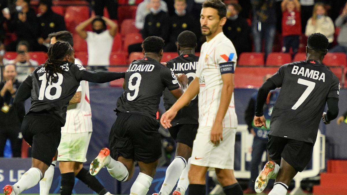 Resumen y goles del Sevilla - Lille (1-2), partido de Champions