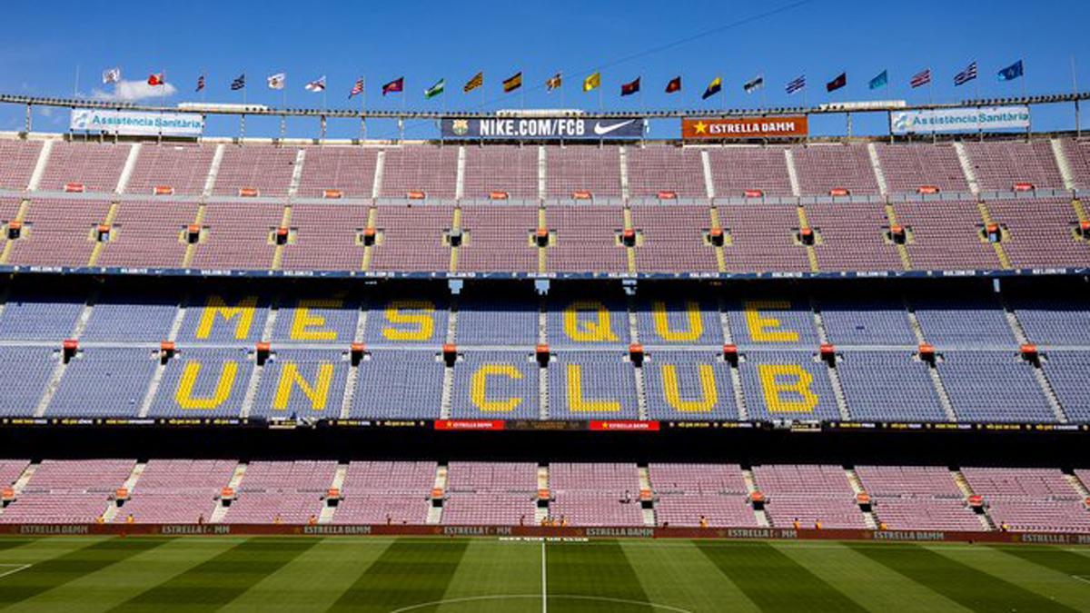 Una imagen del Camp Nou, hoy