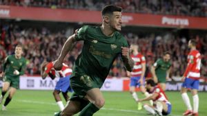 Yuri Berchiche celebra el gol que clasificó al Athletic a la final. Yuri Berchiche celebra el gol que clasificó al Athletic a la final.