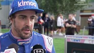 Un decepcionado Alonso, tras su accidente en la Q3 de Melbourne