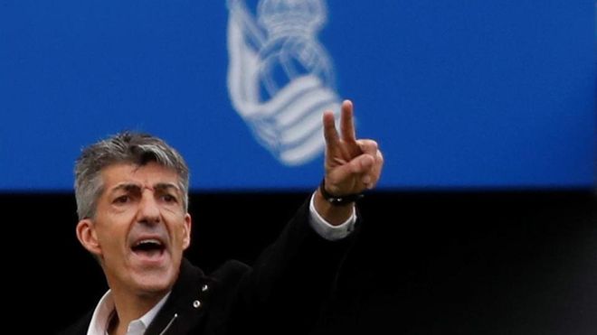 Imanol Alguacil, entrenador de la Real Sociedad Imanol Alguacil, entrenador de la Real Sociedad