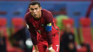 Cristiano Ronaldo quiso chutar de los últimos... y se quedó sin participar en la tanda Cristiano Ronaldo quiso chutar de los últimos... y se quedó sin participar en la tanda