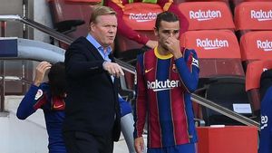 Griezmann sigue en el banquillo Griezmann sigue en el banquillo