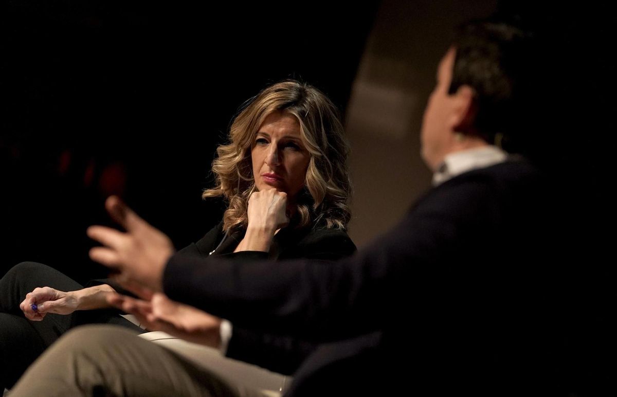Yolanda Díaz y el economista Thomas Piketty. Yolanda Díaz y el economista Thomas Piketty.